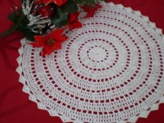 Morušový - háčkovaný šátek