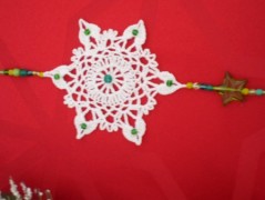 Morušový - háčkovaný šátek