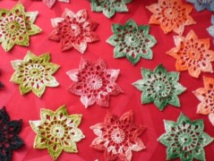 Morušový - háčkovaný šátek