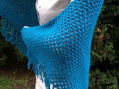 Morušový - háčkovaný šátek