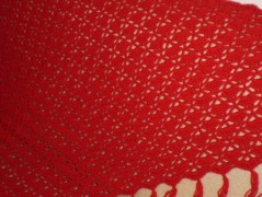 Morušový - háčkovaný šátek