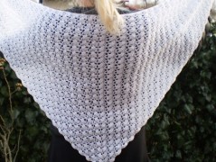 Morušový - háčkovaný šátek