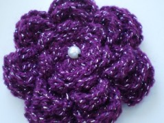 Morušový - háčkovaný šátek