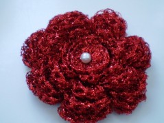 Morušový - háčkovaný šátek