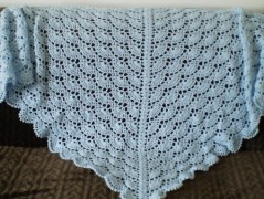 Morušový - háčkovaný šátek