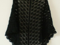 Morušový - háčkovaný šátek