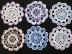 Morušový - háčkovaný šátek