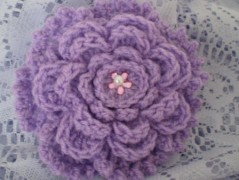 Morušový - háčkovaný šátek