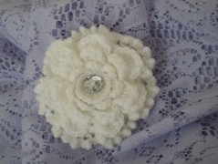 Morušový - háčkovaný šátek