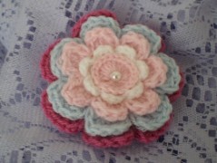 Morušový - háčkovaný šátek