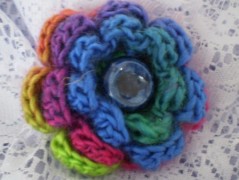 Morušový - háčkovaný šátek