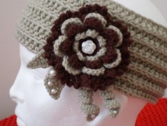 Morušový - háčkovaný šátek