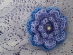 Morušový - háčkovaný šátek