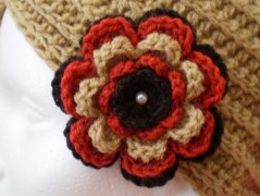 Morušový - háčkovaný šátek