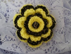 Morušový - háčkovaný šátek