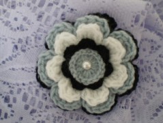 Morušový - háčkovaný šátek