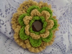 Morušový - háčkovaný šátek