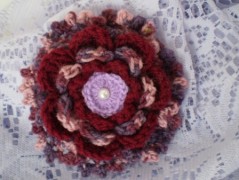 Morušový - háčkovaný šátek