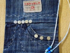 Morušový - háčkovaný šátek