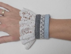 Morušový - háčkovaný šátek