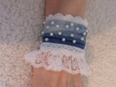 Morušový - háčkovaný šátek