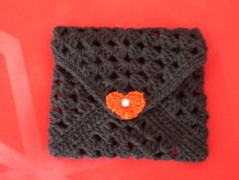 Morušový - háčkovaný šátek