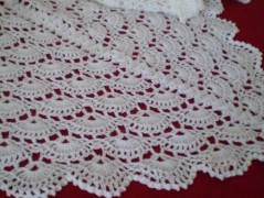 Morušový - háčkovaný šátek