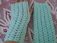 Morušový - háčkovaný šátek