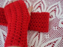 Morušový - háčkovaný šátek