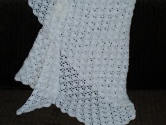 Morušový - háčkovaný šátek