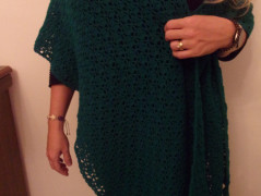 Morušový - háčkovaný šátek