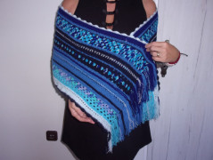 Morušový - háčkovaný šátek