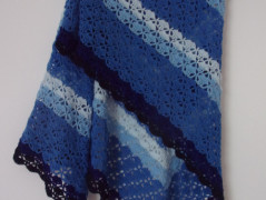 Morušový - háčkovaný šátek