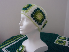 Morušový - háčkovaný šátek