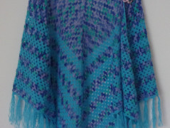 Morušový - háčkovaný šátek