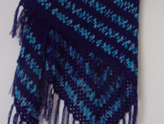 Morušový - háčkovaný šátek