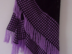 Morušový - háčkovaný šátek