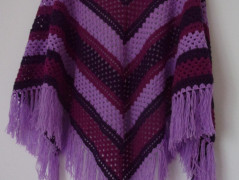 Morušový - háčkovaný šátek