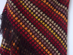 Morušový - háčkovaný šátek