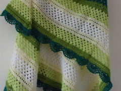 Morušový - háčkovaný šátek
