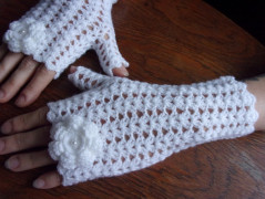 Morušový - háčkovaný šátek