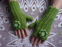 Morušový - háčkovaný šátek