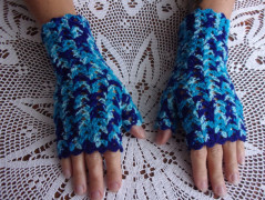 Morušový - háčkovaný šátek