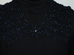 Morušový - háčkovaný šátek