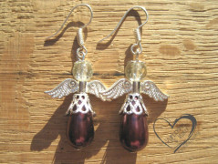 Dlouhý řetízek s medvídkem - černý