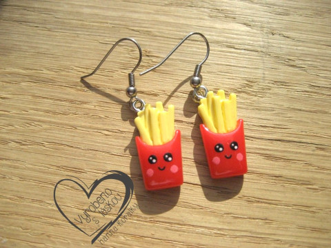 NÁUŠNICE - HRANOLKY veselé hravé sranda náušnice pas 