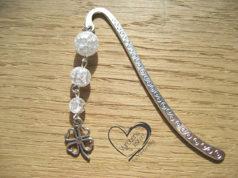 ZÁLOŽKA DO KNIHY - KŘIŠŤÁL záložka knížka minerál čtenář 