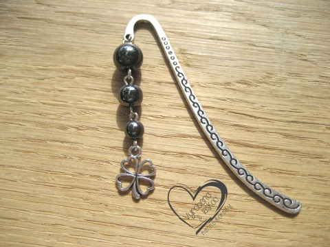 ZÁLOŽKA DO KNIHY - HEMATIT záložka knížka minerál čtenář 