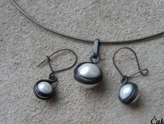 Nerezový přívěšek s larimarem