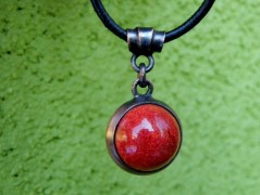 Nerezový přívěšek s larimarem